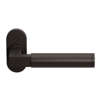 GPF2080.A1-04 Dark blend Kuri deurkruk op ovale rozet
