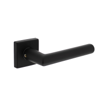 Intersteel deurkruk Broome op vierkante rozet 50x50x10 mm zwart