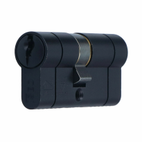Iseo F6 Extra S veiligheidsprofielcilinder - Messing zwart dubbele cilinder