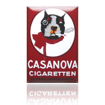 NG-57-CR emaille reclamebord 'Casanova rood'