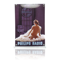 NK-45-PH emaille reclamebord 'Philips vrouw'
