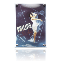 NK-46-PH emaille reclamebord 'Philips staand'