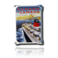 NKO-05-CC emaille reclamebord 'Cunard Canada'