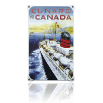NO-50-CC emaille reclamebord 'Cunard Canada'