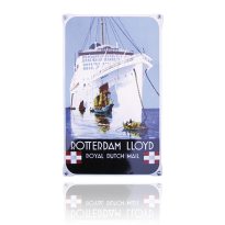 NO-56-RL emaille reclamebord 'Rotterdam Lloyd'