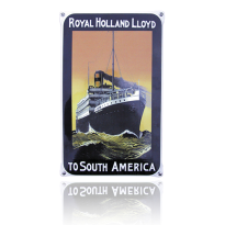 NO-57-RH emaille reclamebord 'Royal Holland'