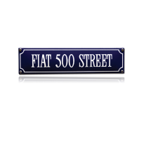 SS-28 emaille straatnaambord 'Fiat 500 Street'