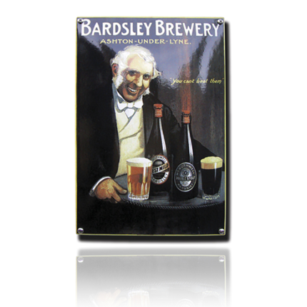 NO-70-BB emaille reclamebord 'Bardsley'